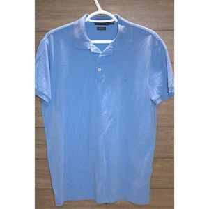 Ralph Lauren Polo Light Blue Polo w/ Small Blue Pony size Medium